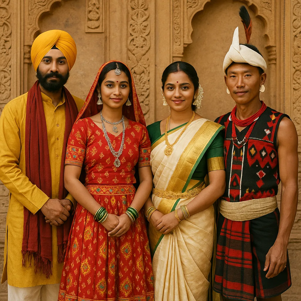 Describe the Traditional Clothing That Symbolizes the Cultural Richness