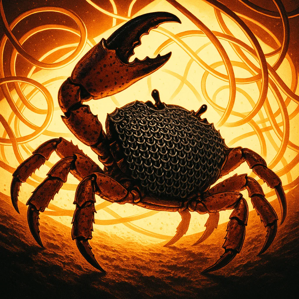 Chain Mail-clad Rock Crab
