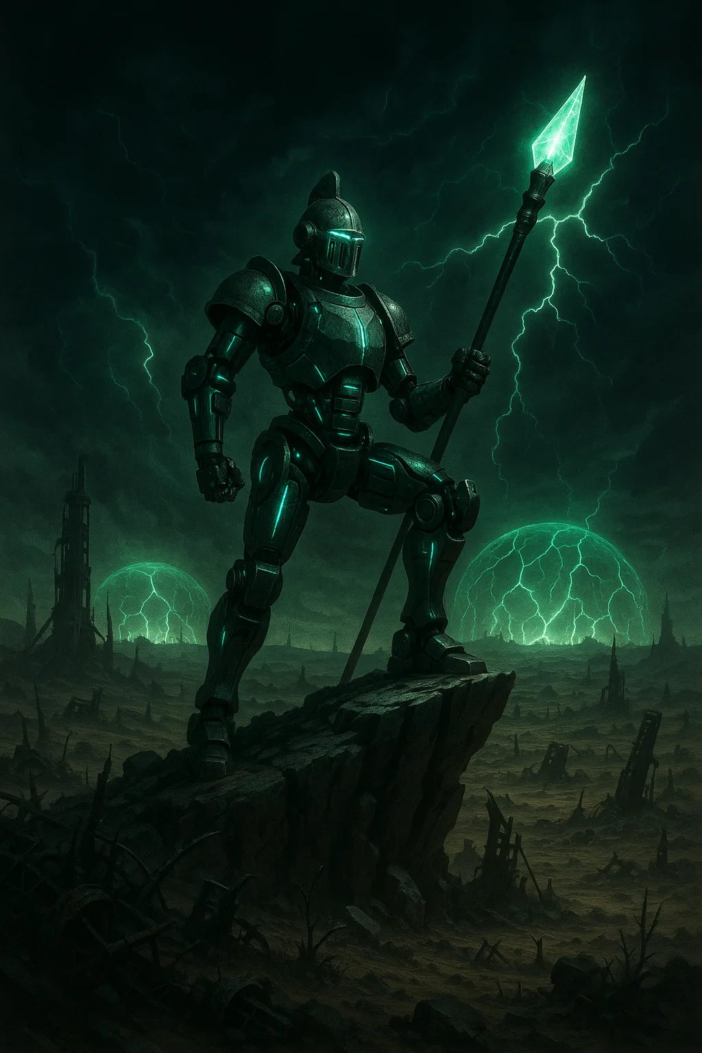 Robotic Knight from a Medieval Era