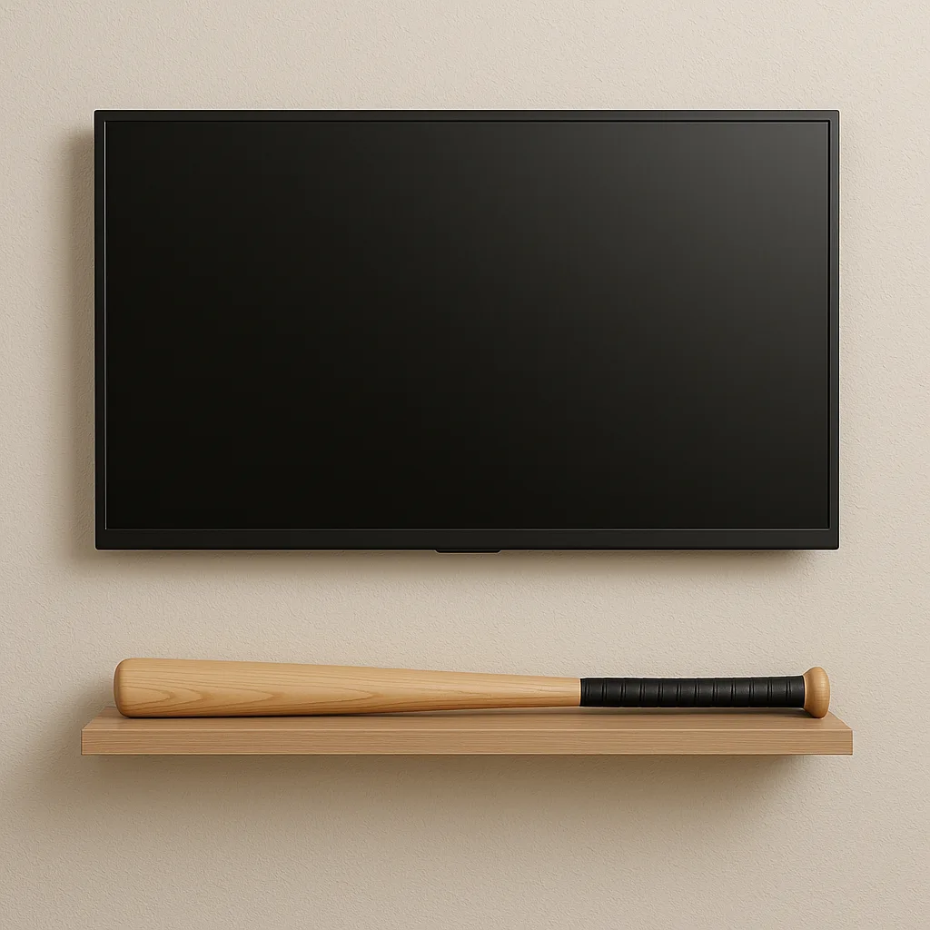 TV Mounted on the Wall