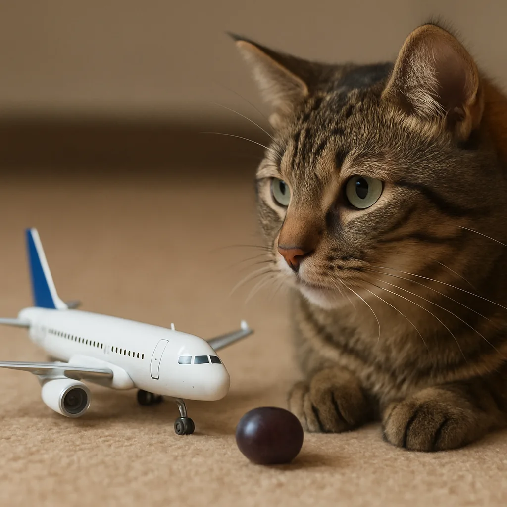Small Airplane with a Size Greater Than a Grape