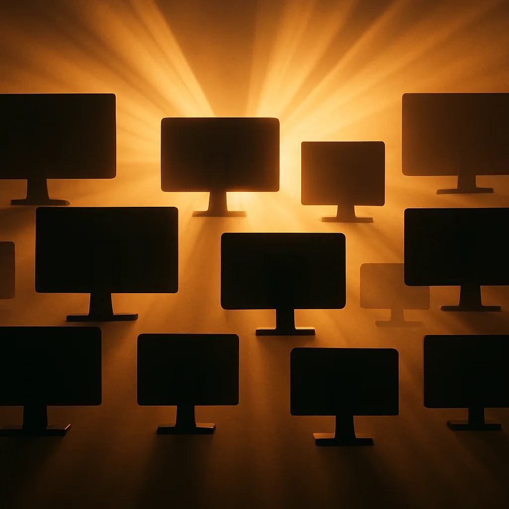 Several Diverse Monitors in a Repeating Pattern