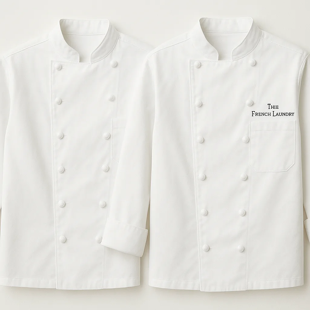 Two White Chef Jackets