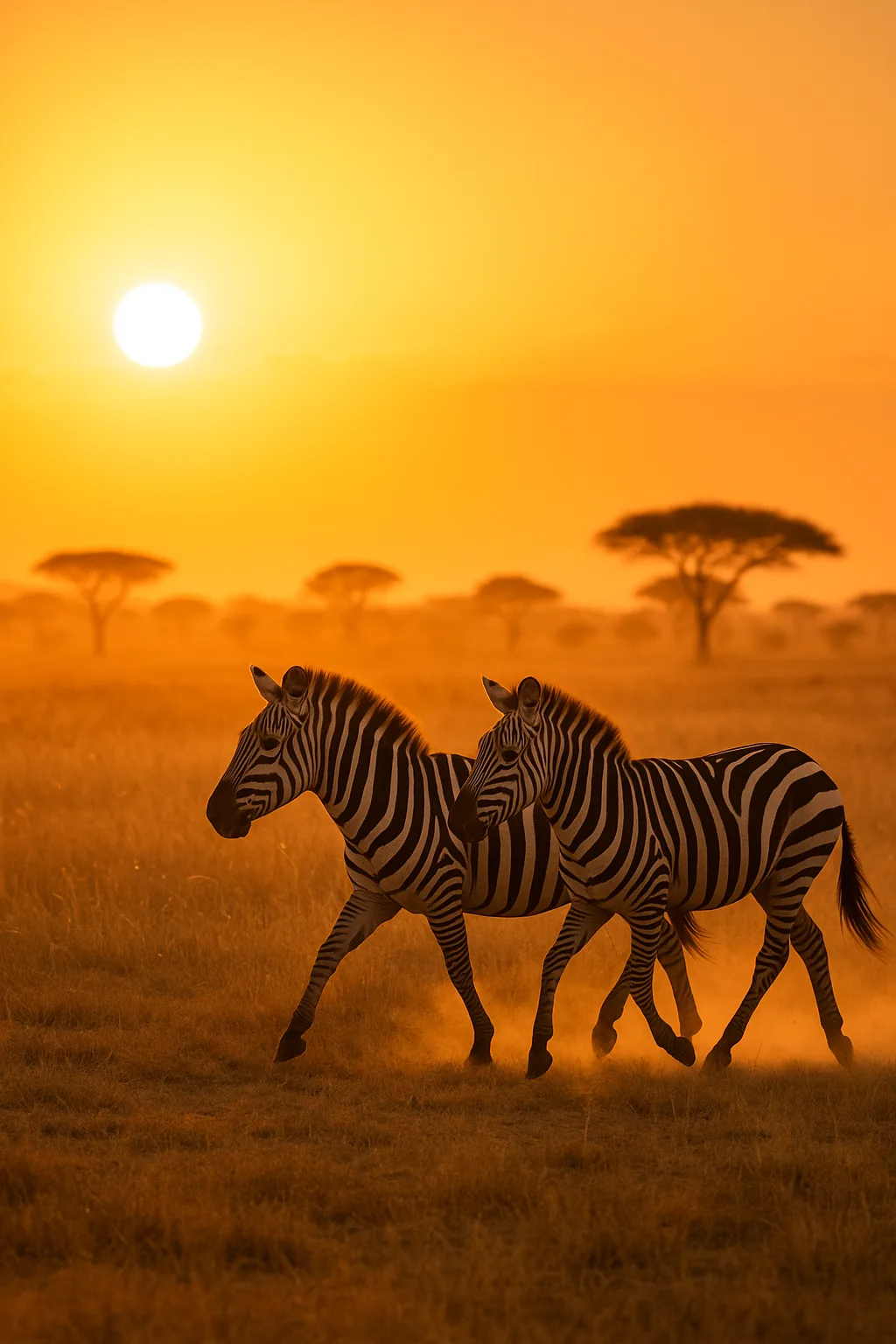 Against the Backdrop of the Sprawling Savanna