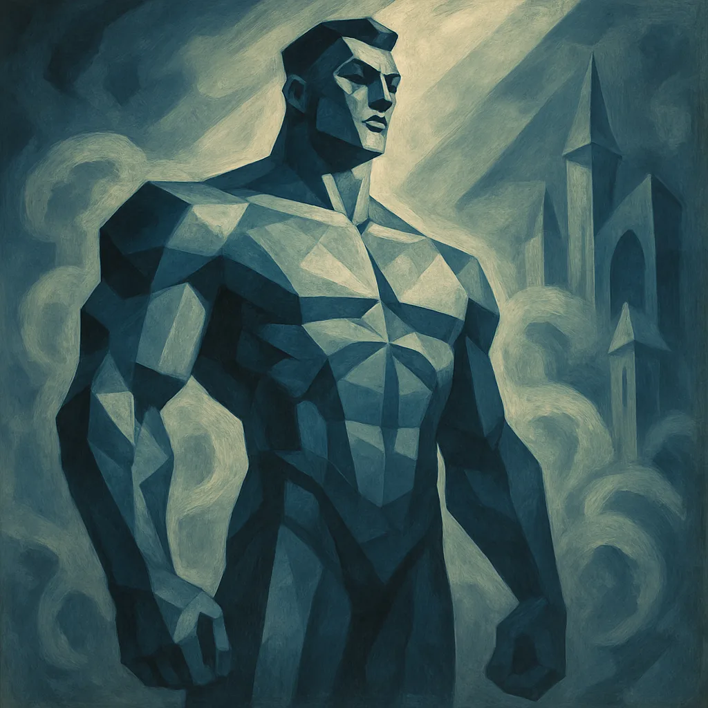 Very Tall and Imposing Hero Character