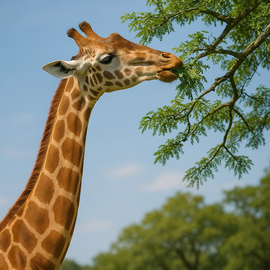 Elegant Animal with an Elongated Neck