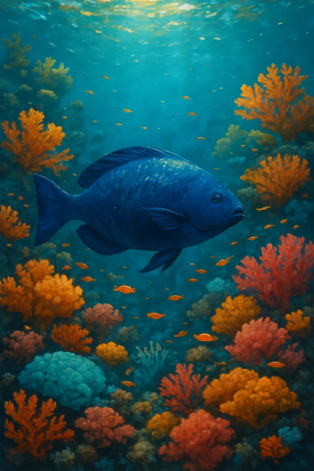 Within a Lively Underwater World
