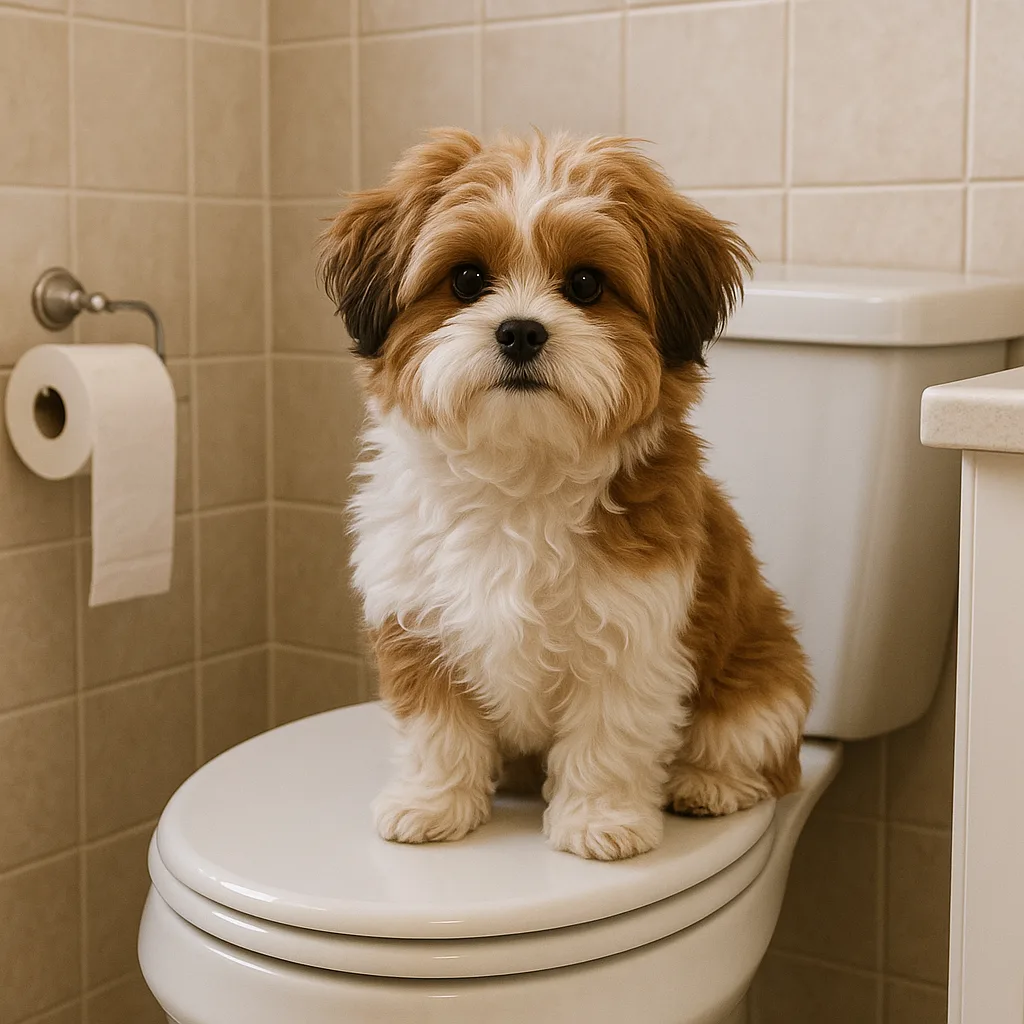 Small Dog with a Fluffy