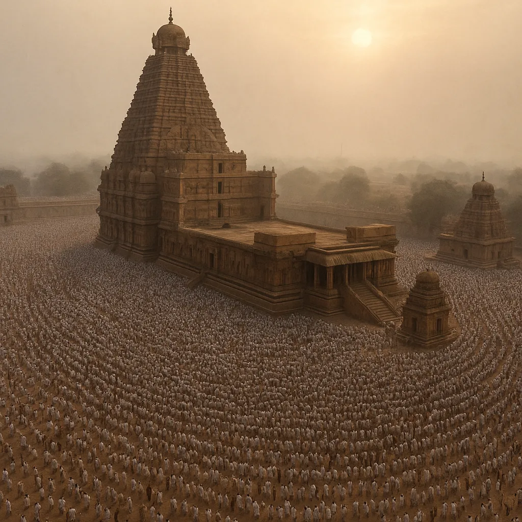 Vast Sea of Countless Pilgrims
