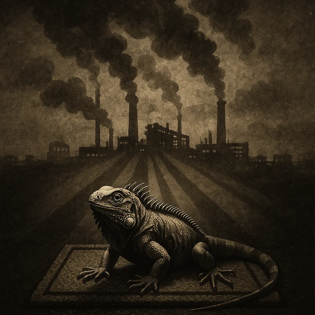 Iguana on a Doormat