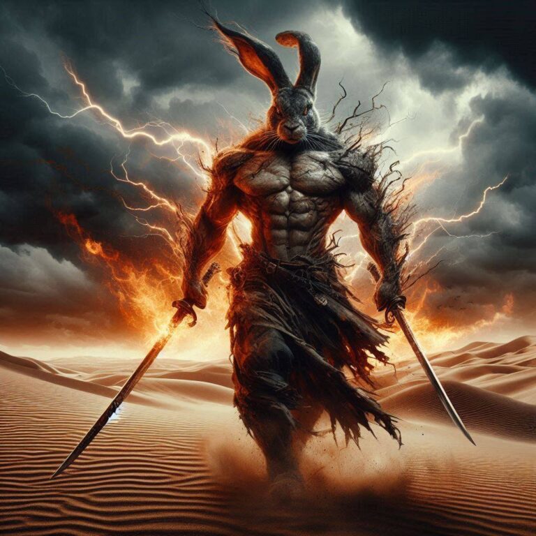Muscular Animals in Sinister Desert Adventure