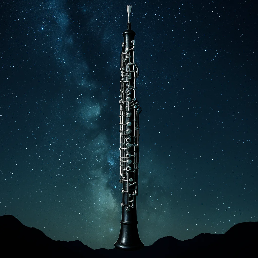Against the Profound Backdrop of a Starry Night Sky