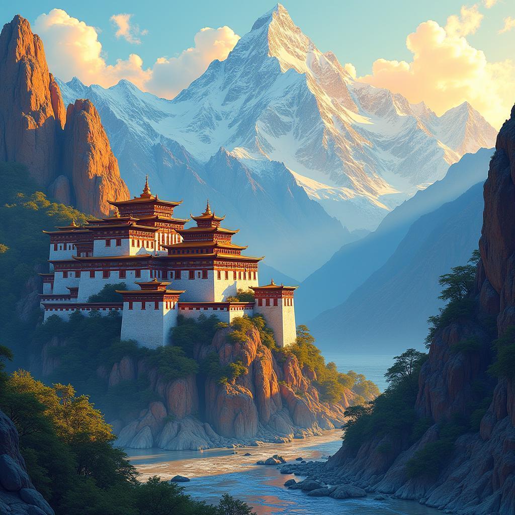 Golden Hour Manga Monasteries in the Himalayas