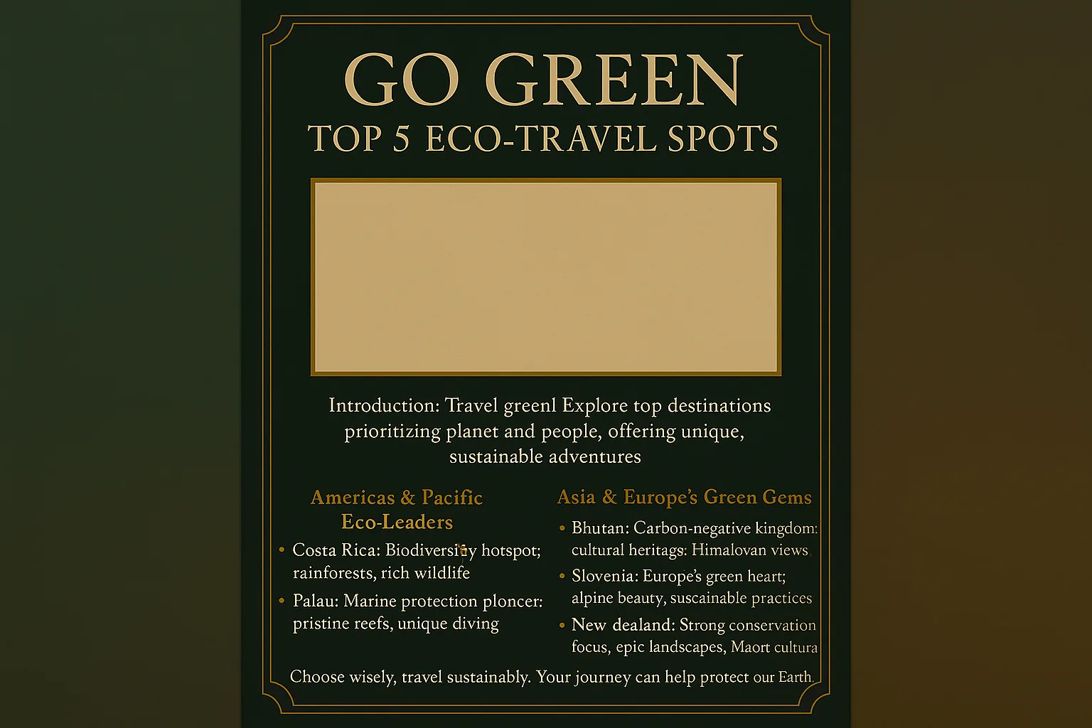 Top 5 Eco-Friendly Travel Destinations