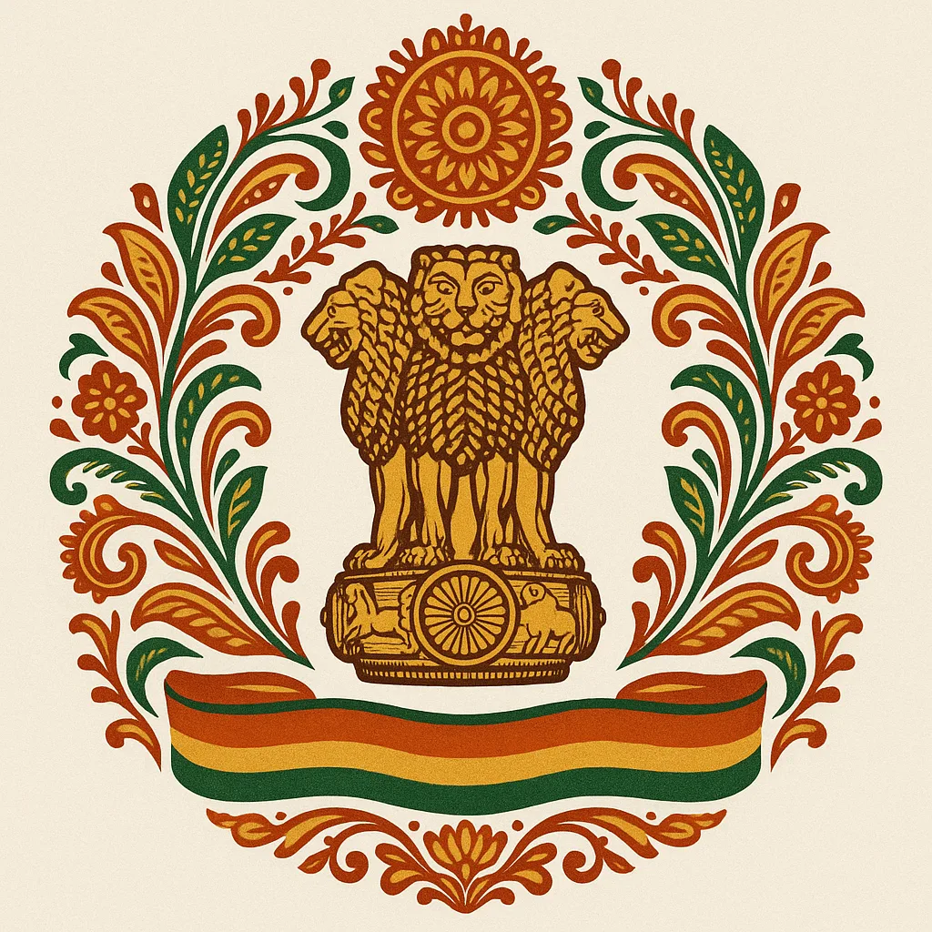 Symbolic Depiction of the National Emblem Belonging to the Nation