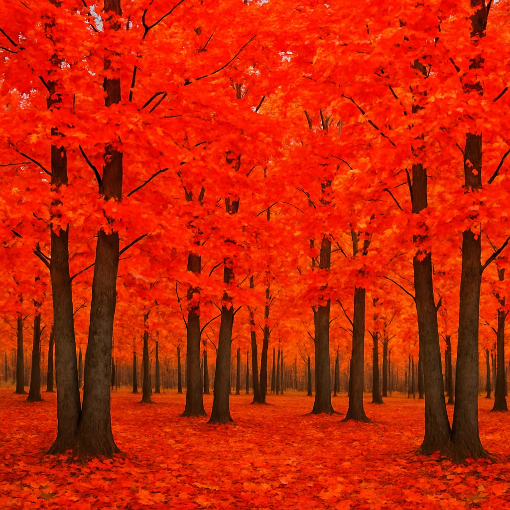 Cluster of Maple Trees