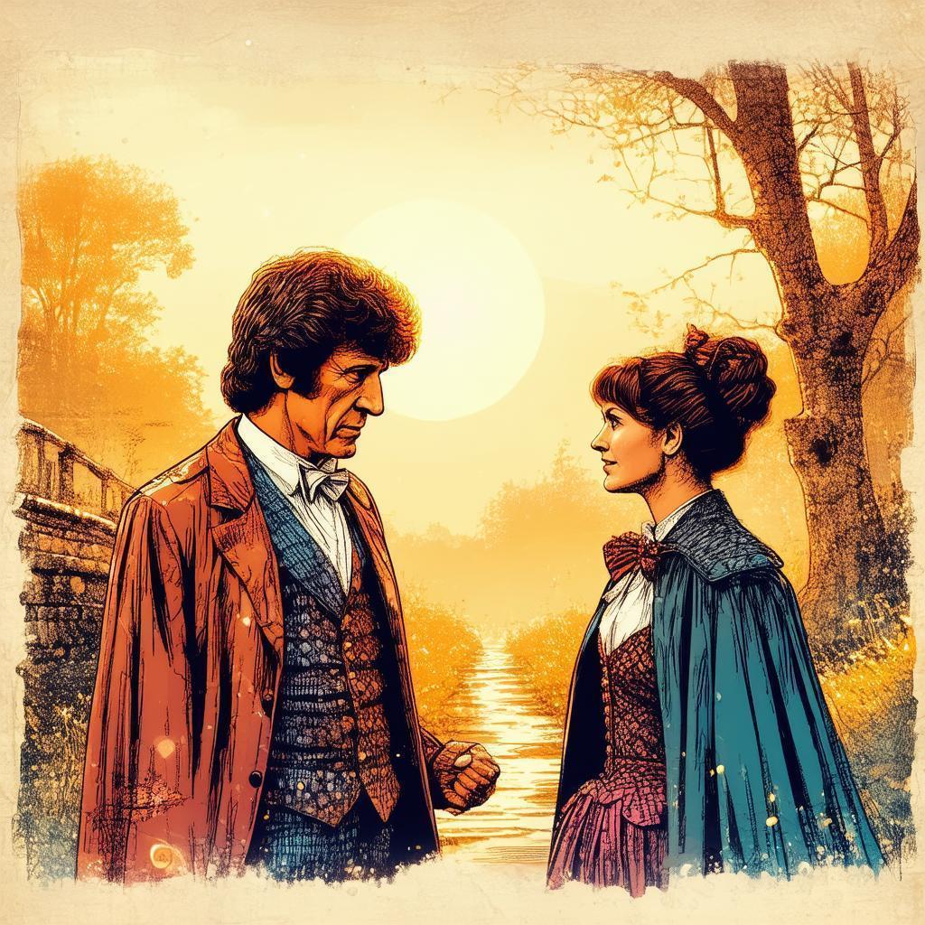Vintage Reunion of Tom Baker and Sarah Jane
