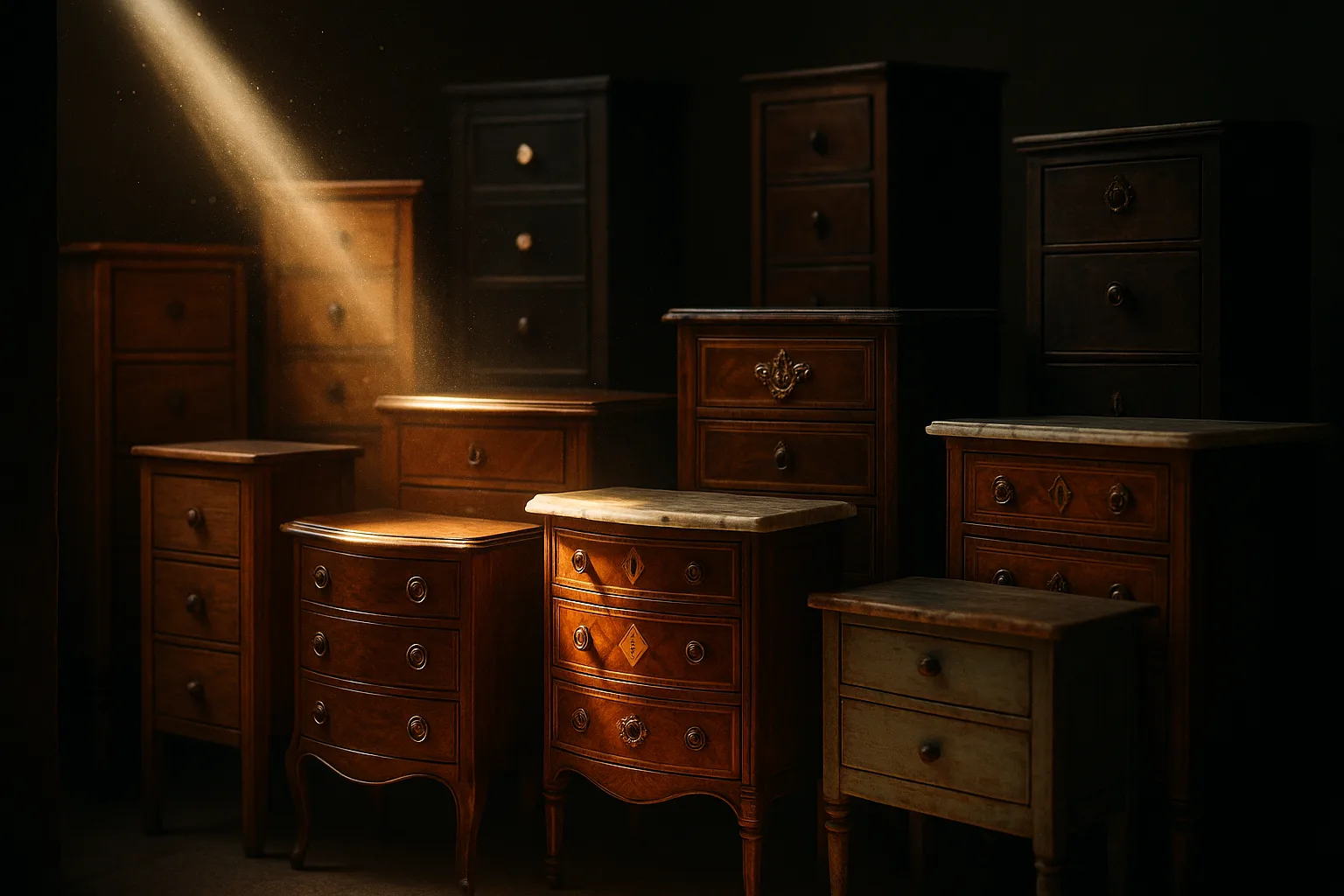 Single Sunbeam Penetrates the Darkness