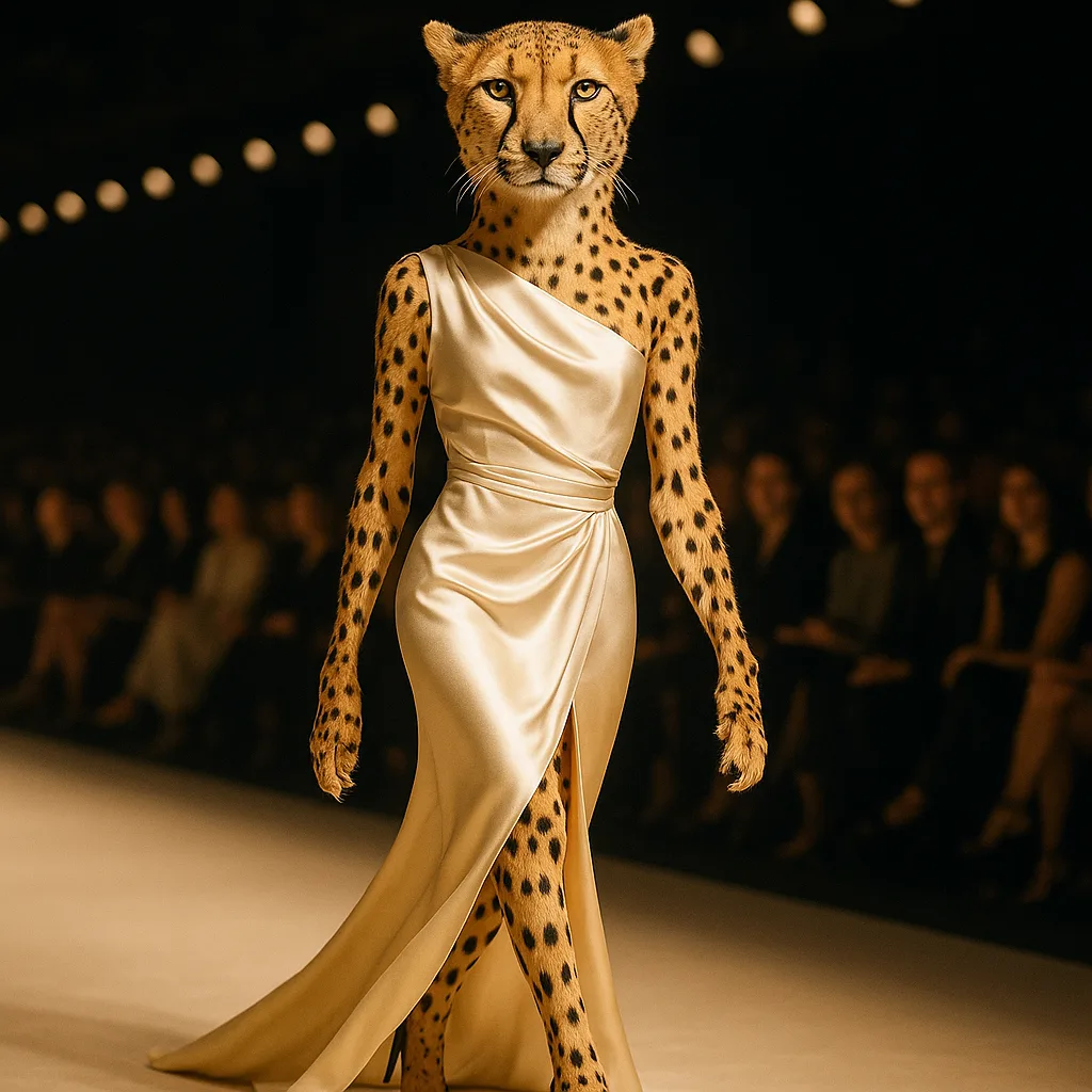 Cheetah Became a Renowned Figure in the World of Fashion