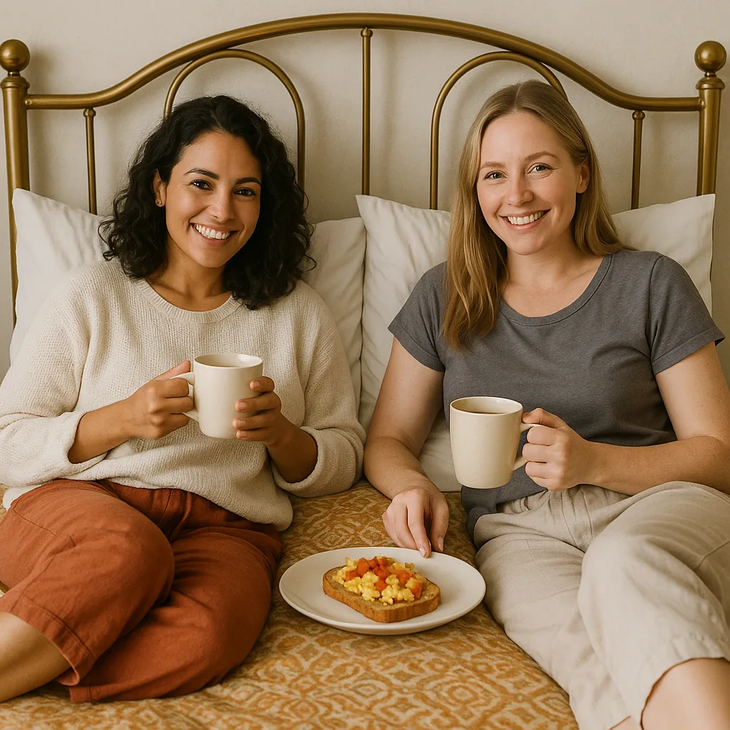Two Women Lounging