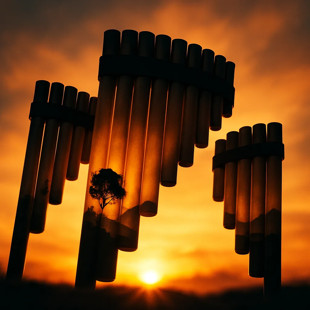Three Varied Panpipes