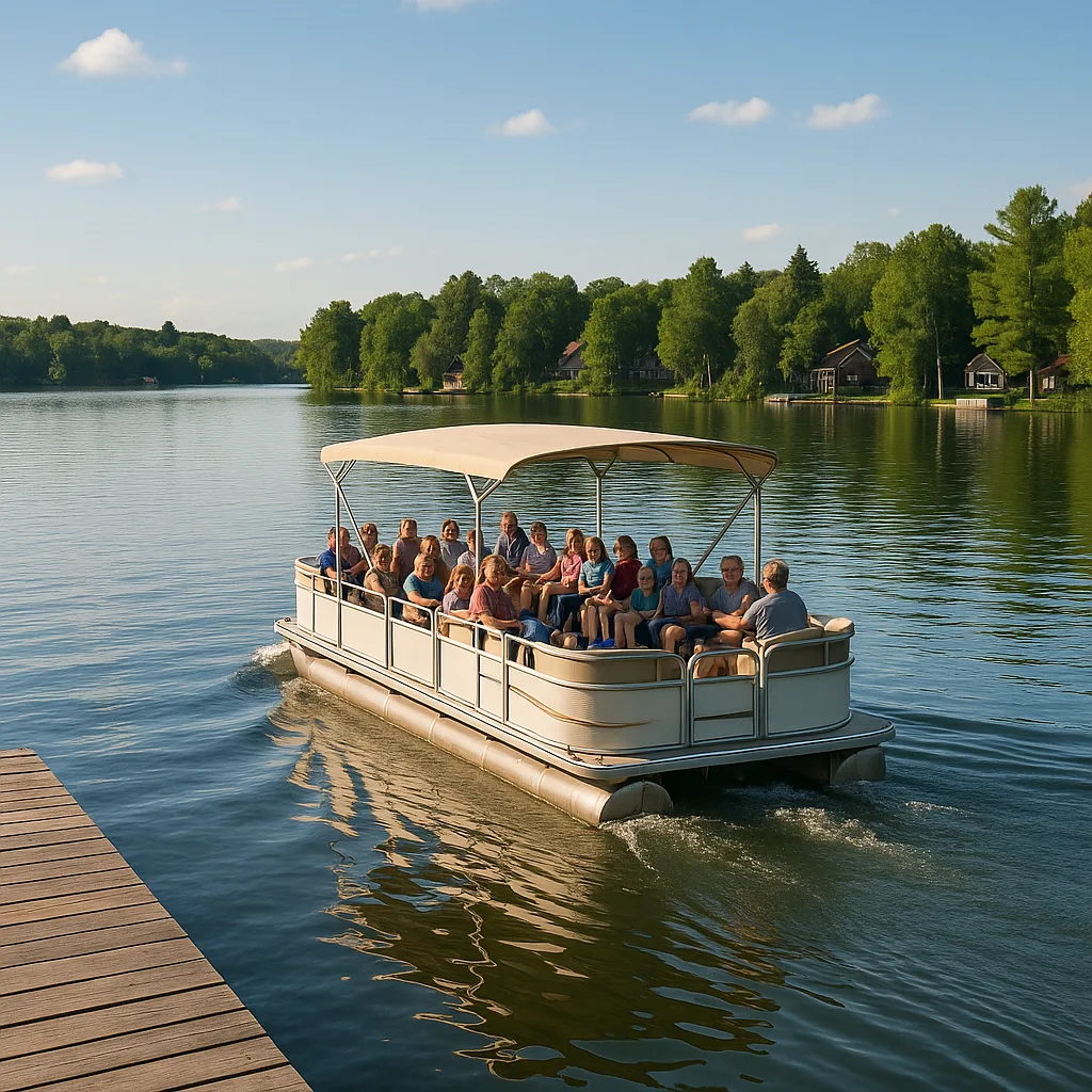 Large Pontoon Boat