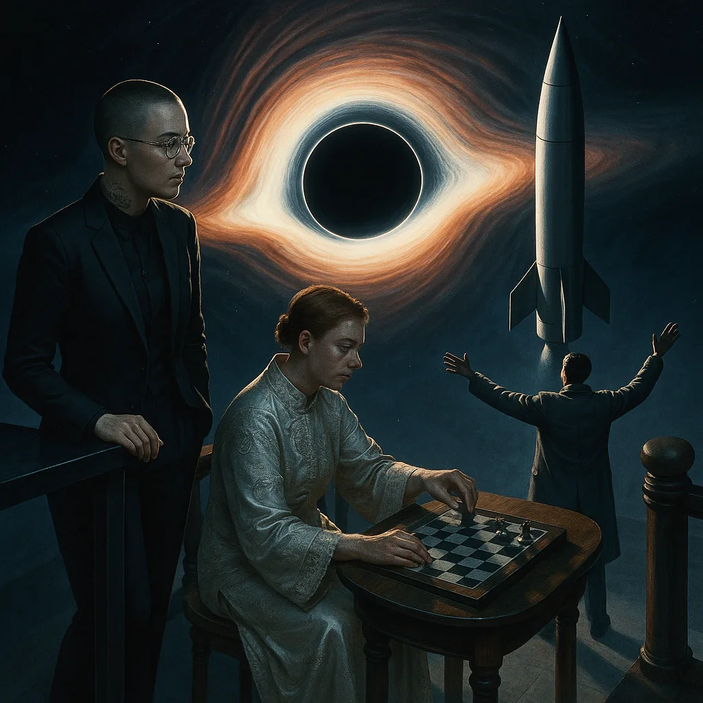 Artistic Representation of a Black Hole