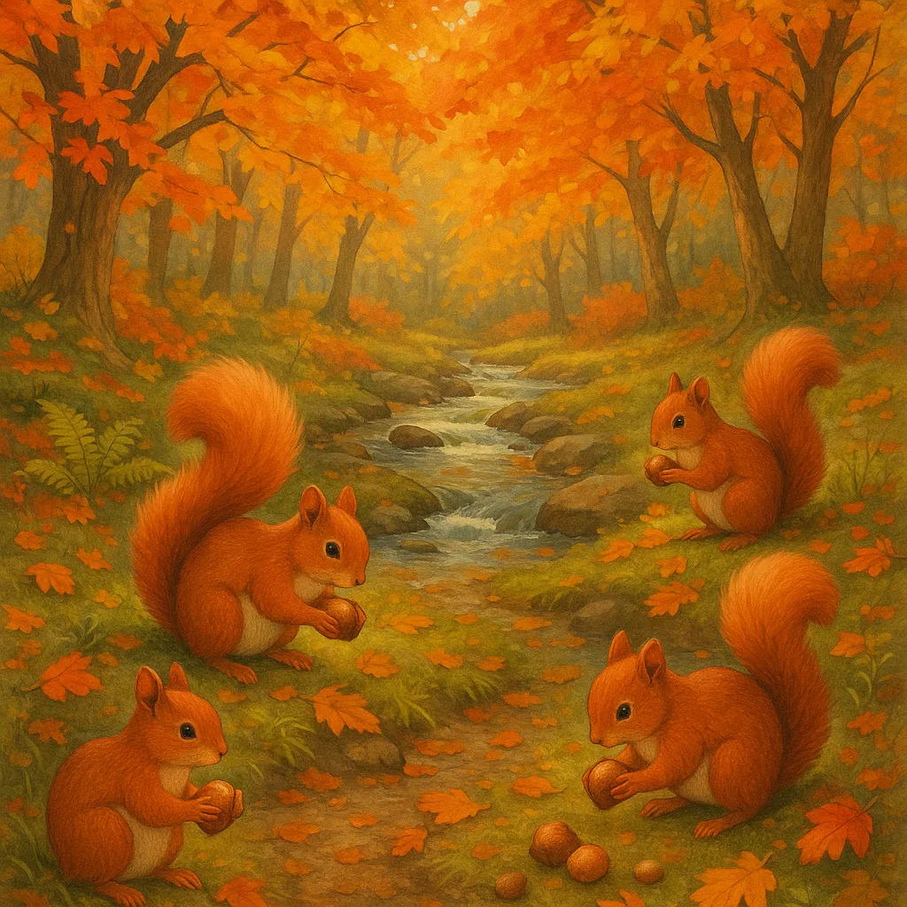 Beneath the Colorful Autumn Foliage