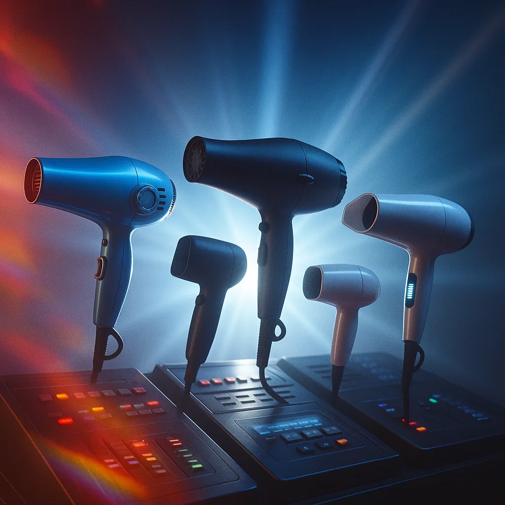 Unpredictable Light Leaks Dance Across Sleek Metallic Consoles