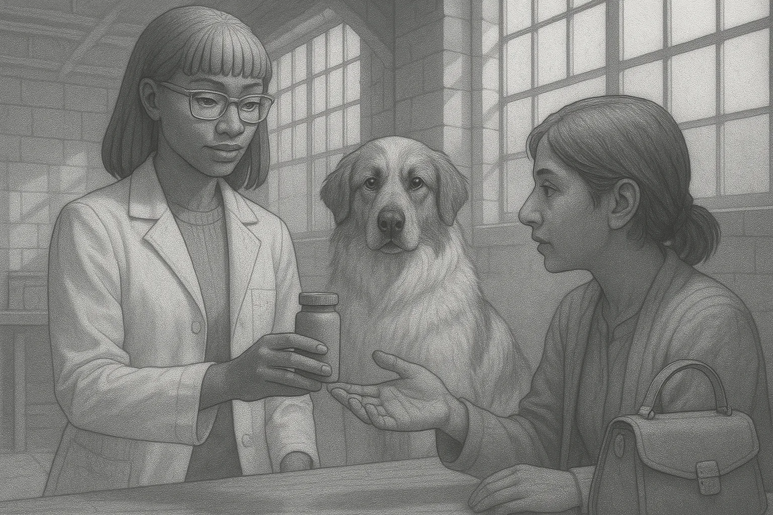Poised Sub-Saharan African Scientist with Bangs