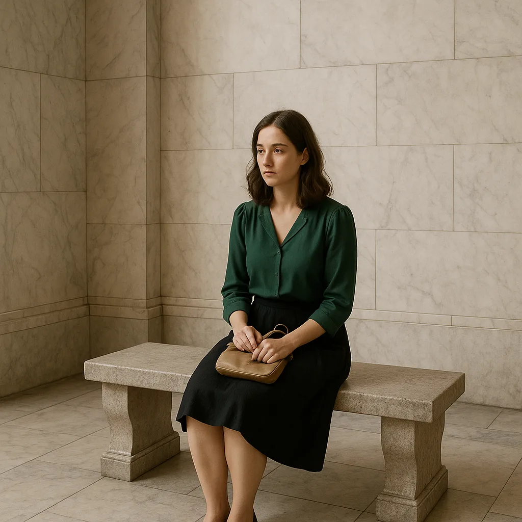 Woman in a Green Blouse