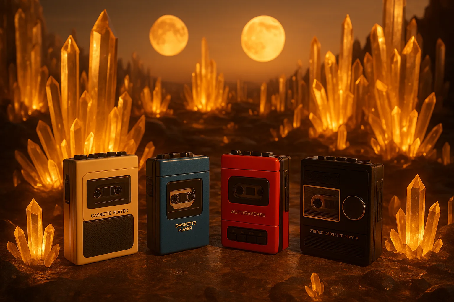 Four Diverse Tape Players