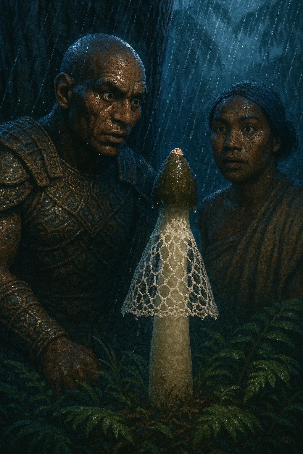 Legendary Bald Indigenous Warrior