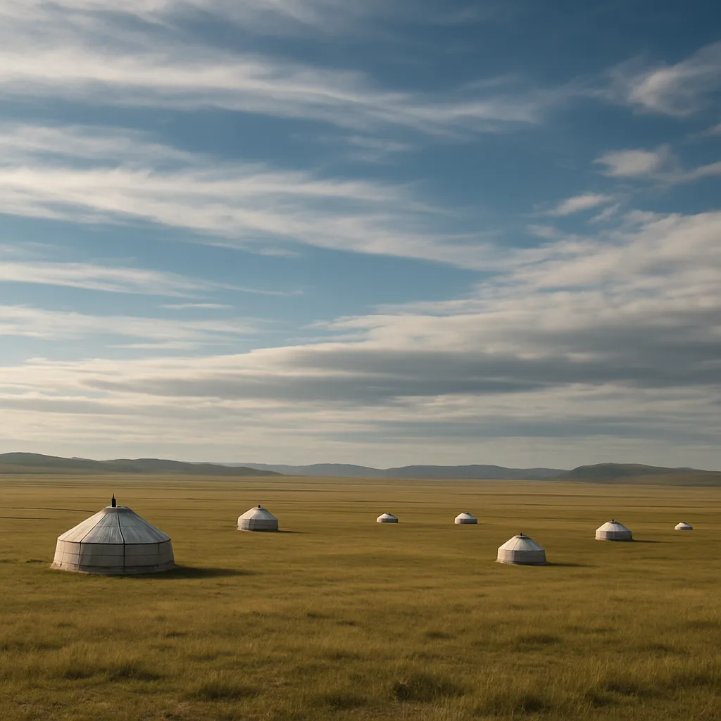 Sparse Scattering of Nomadic Yurts Dots an Immense