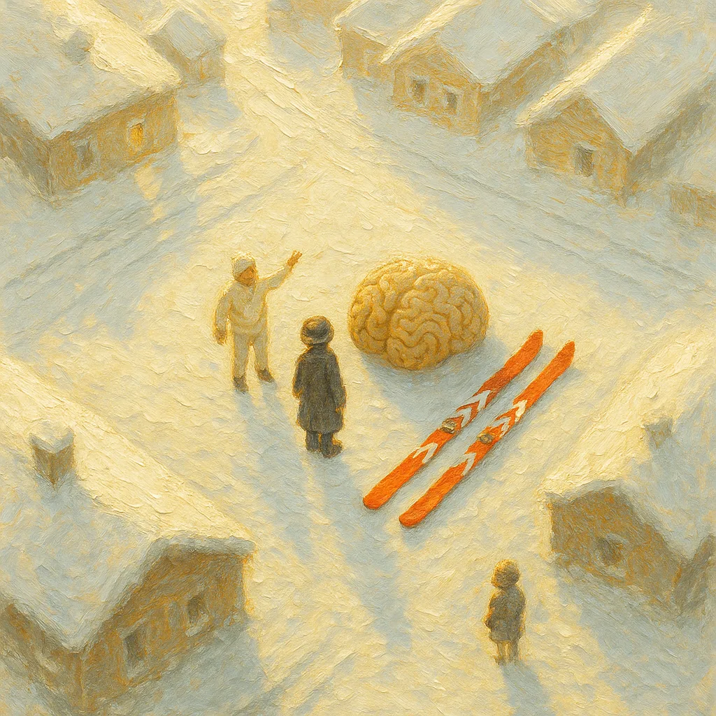 Centrally Composed Scene Unfolds