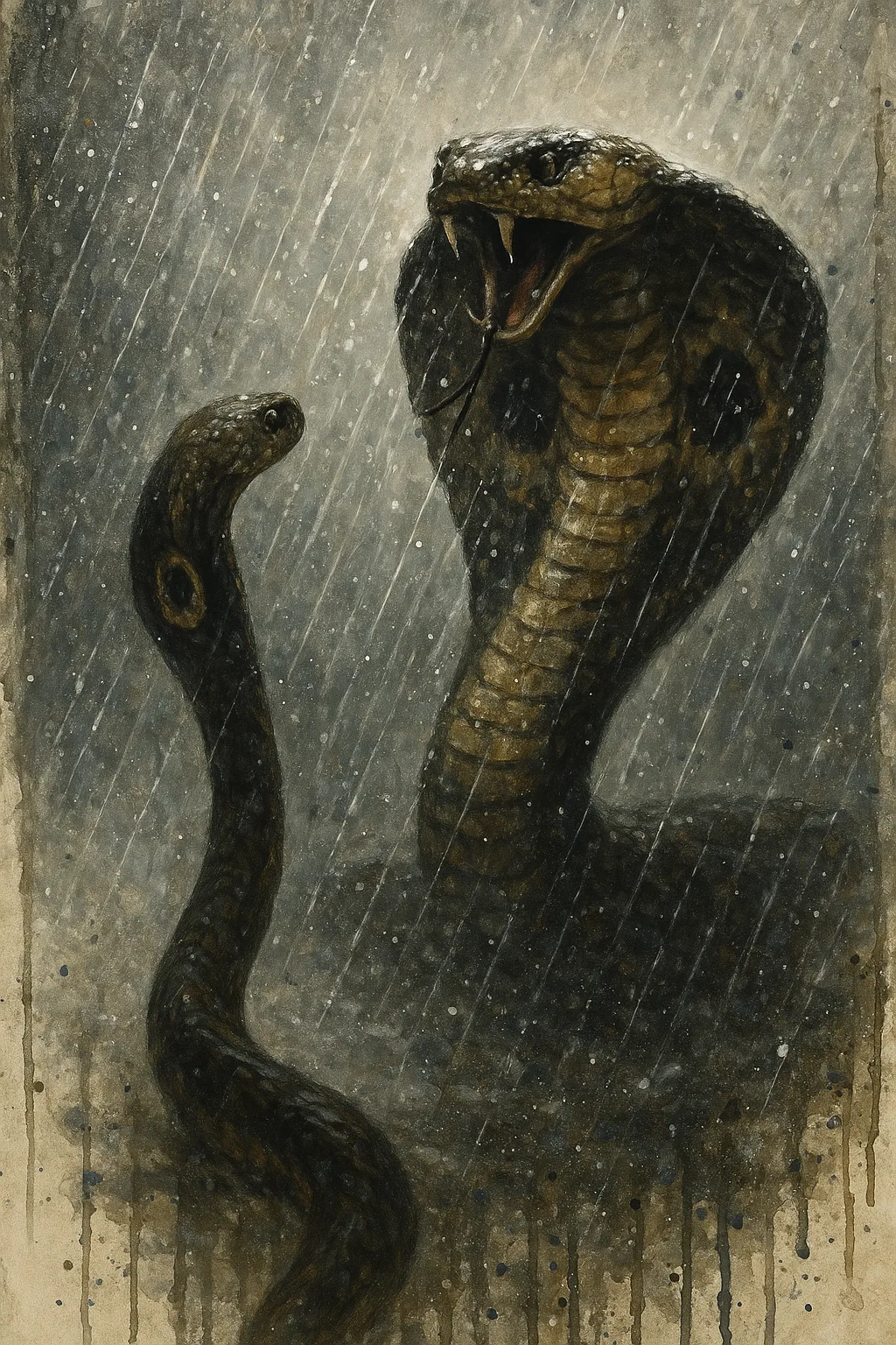 Slender-bodied Indian Cobra