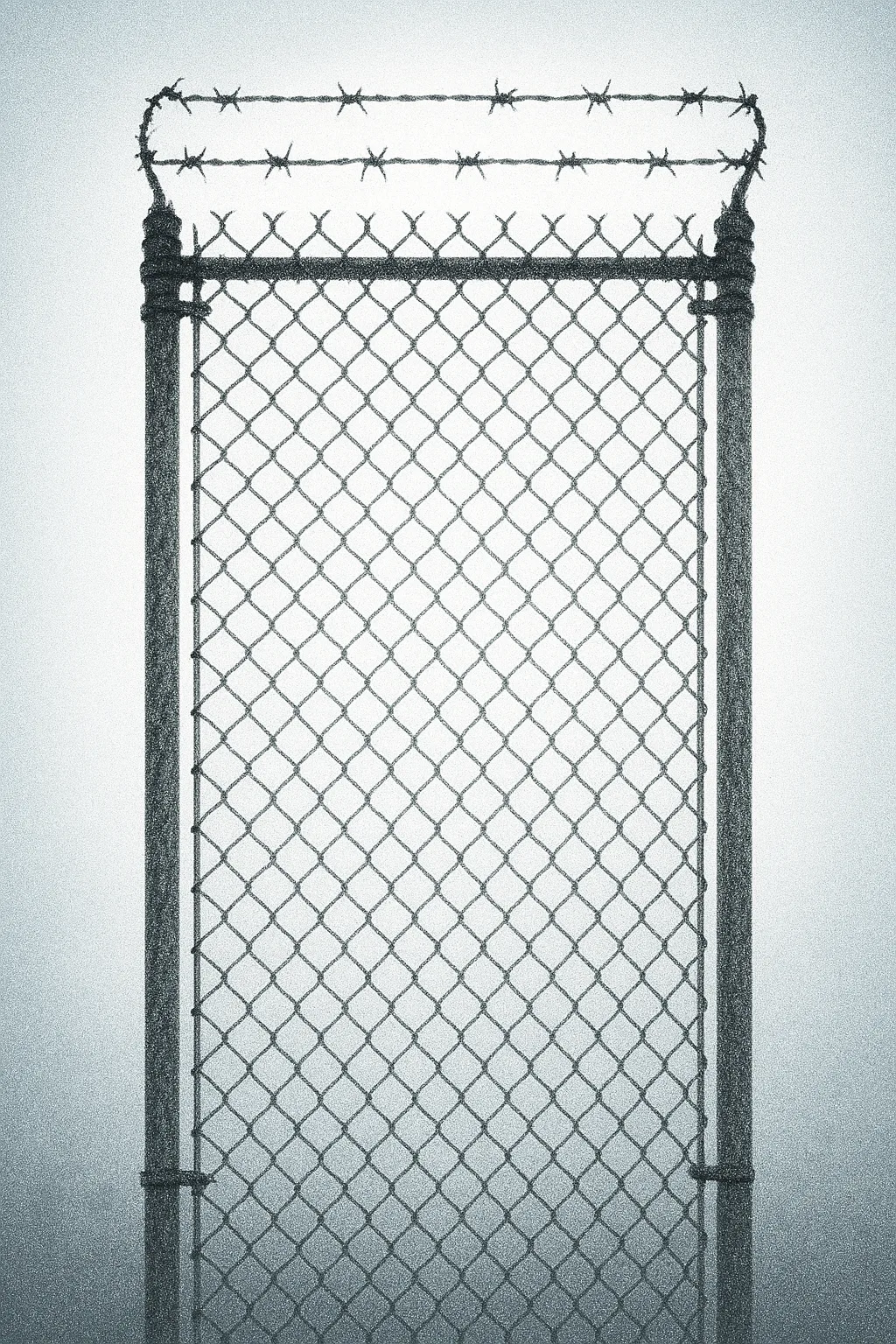 Single Chainlink Fence of Industrial High Security Height