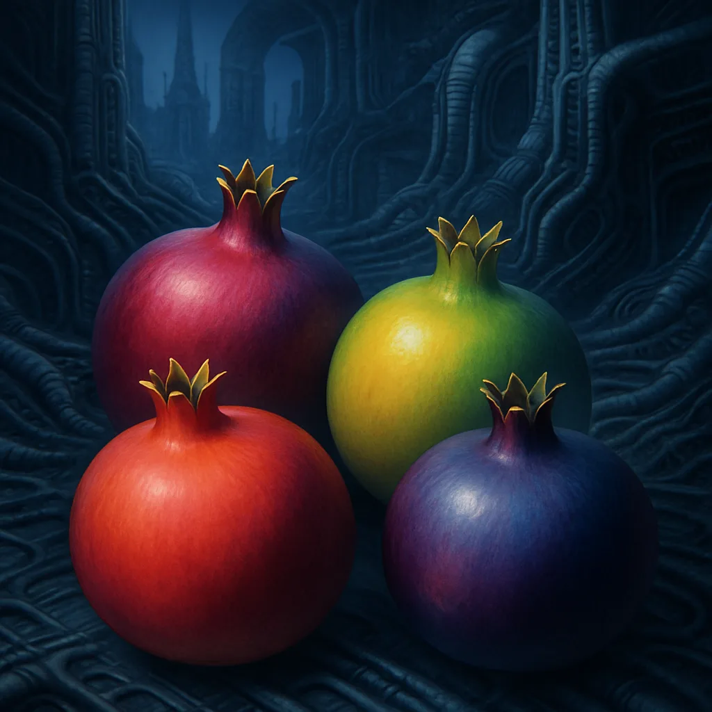 Four Diverse Pomegranates
