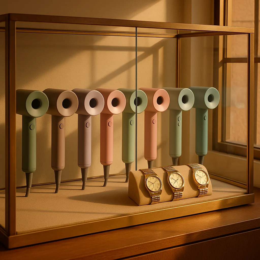 Within a Well-organized Glass Showcase