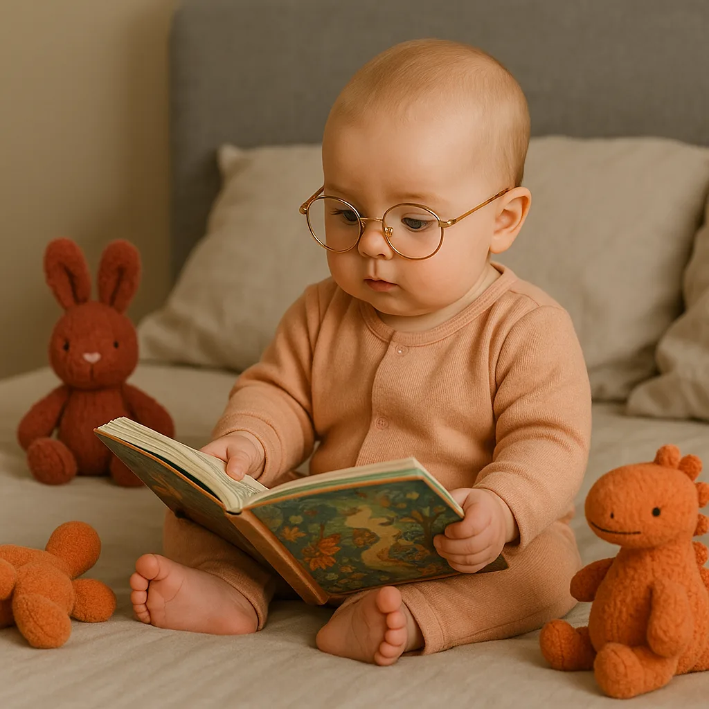 Infant Wearing Oval