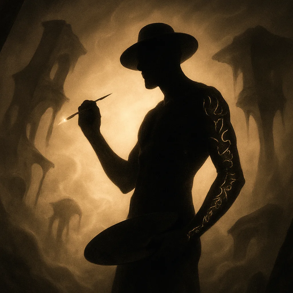 Very Tall Imposing Artist Creative Figure