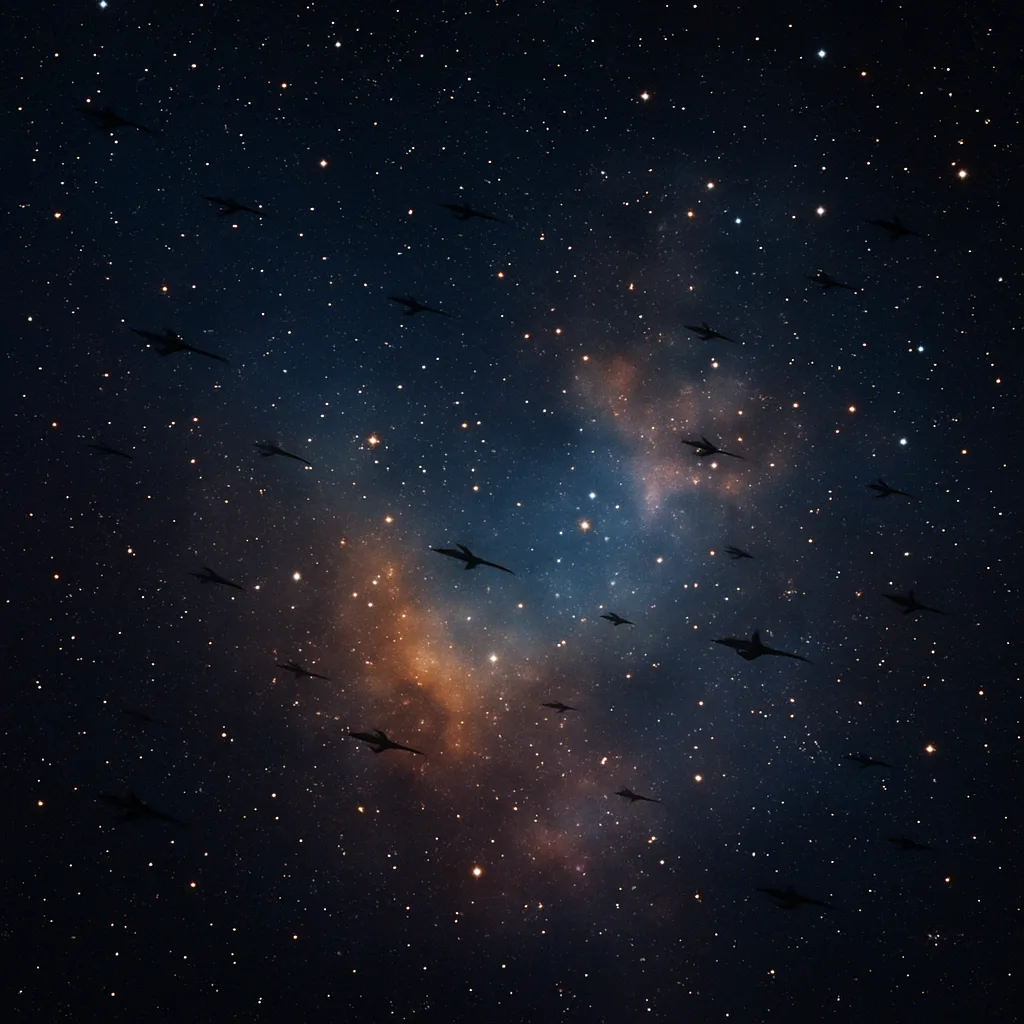 Countless Distant Starships