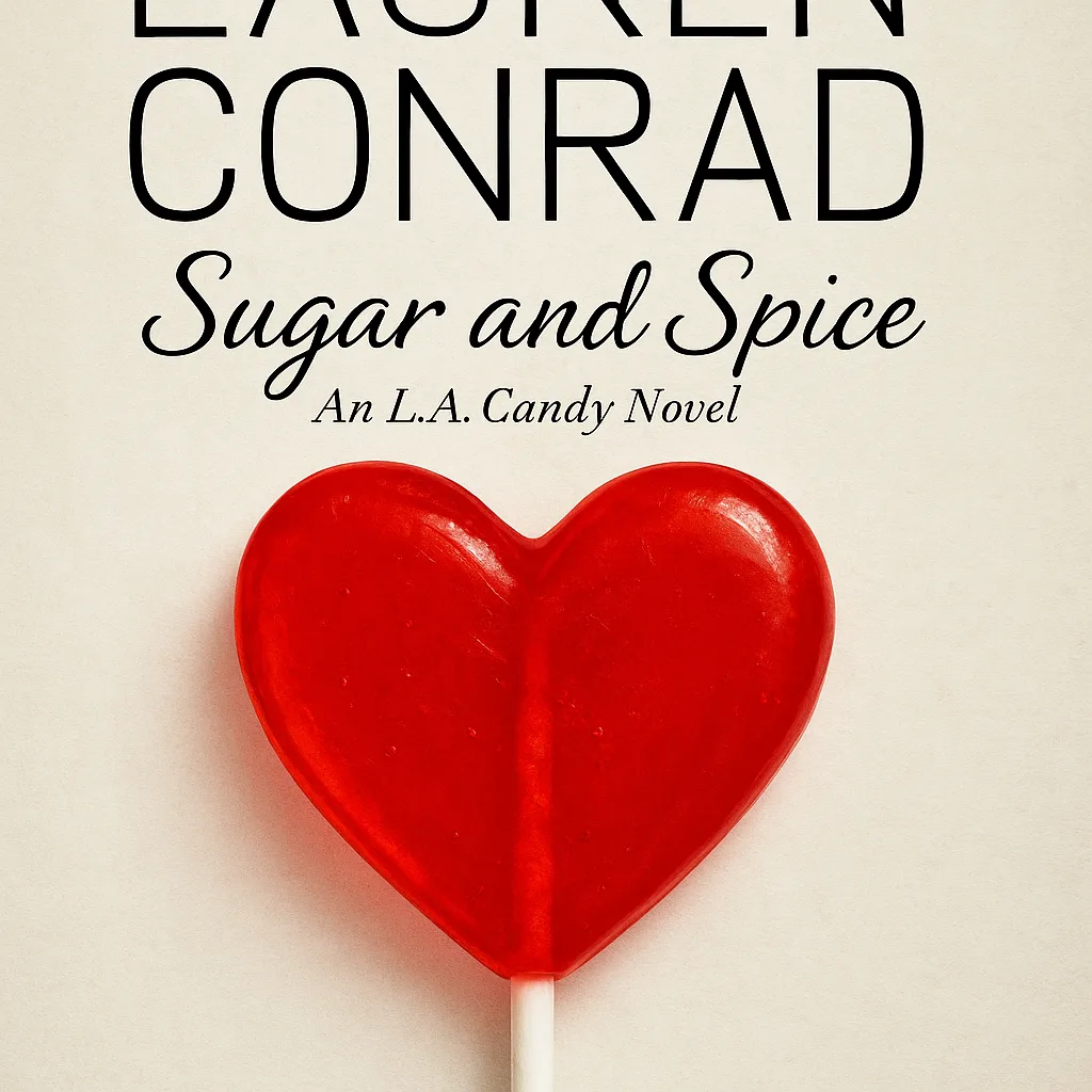 Book Cover Featuring a Heart-shaped Red Lollipop and the Text