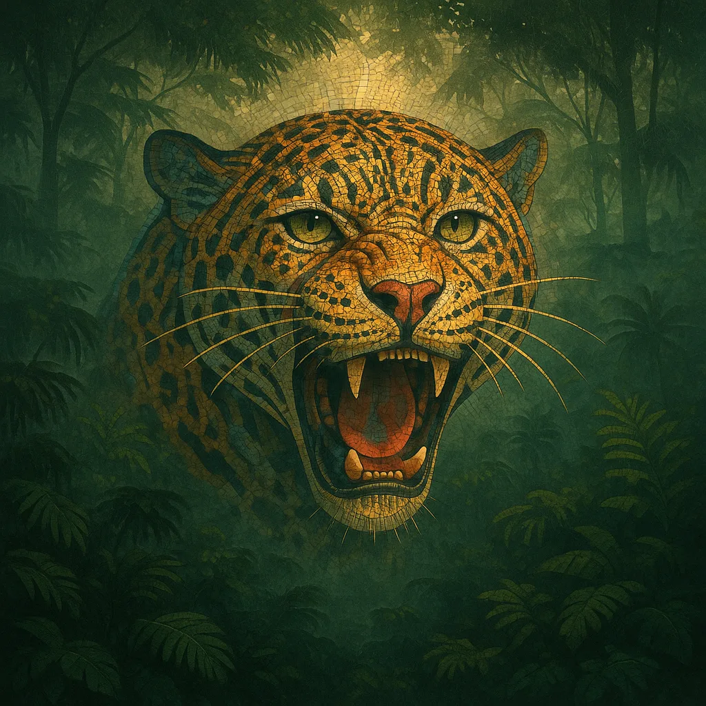 Misty Dawn Unveils a Dense Jungle Landscape