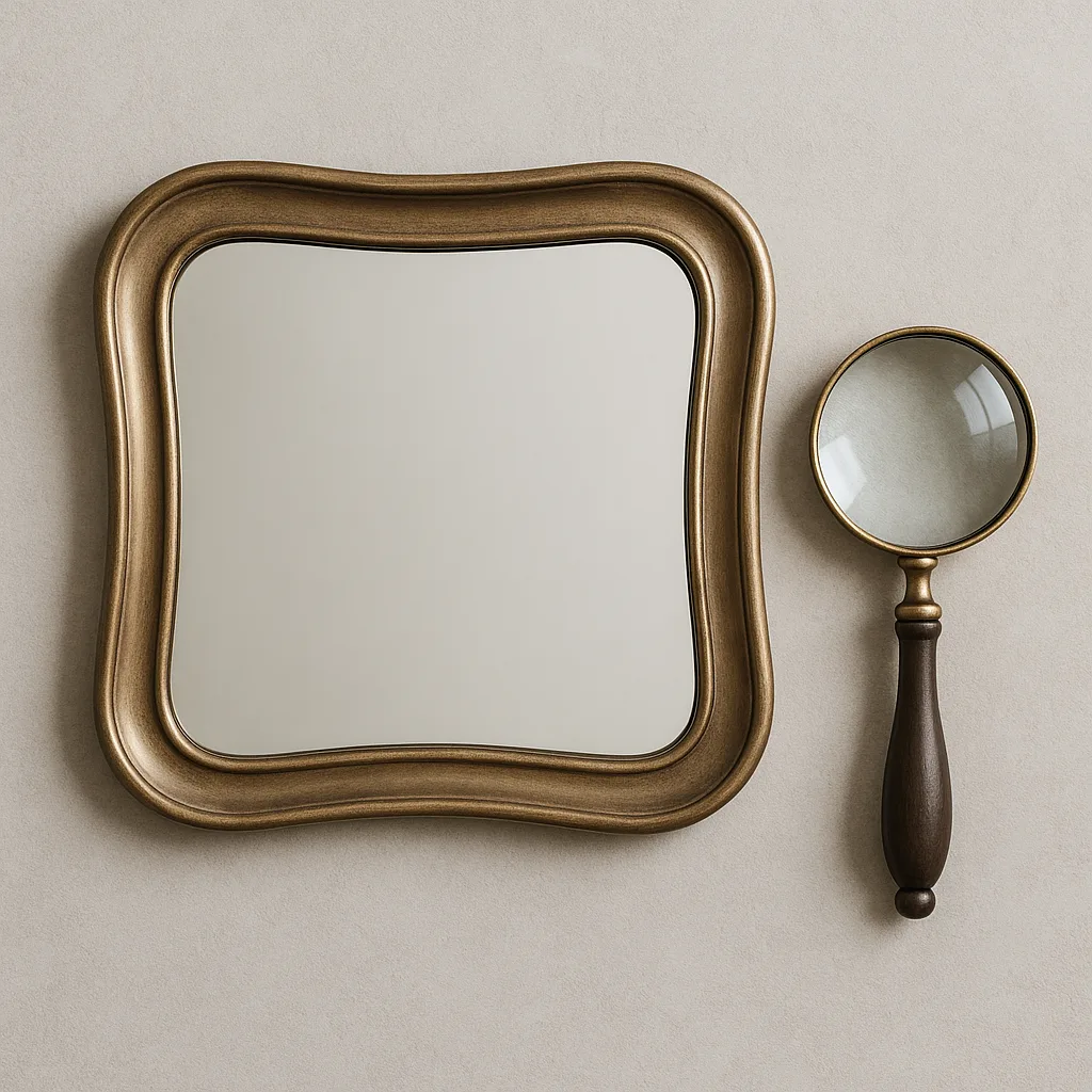 Handheld Convex Magnifying Glass