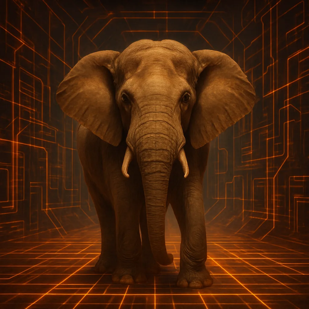 Single Indian Elephant