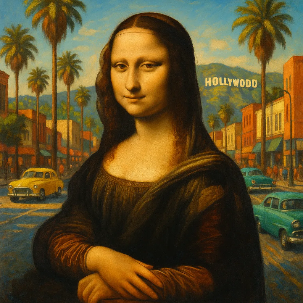 Detailed Artwork Where the Iconic Mona Lisa