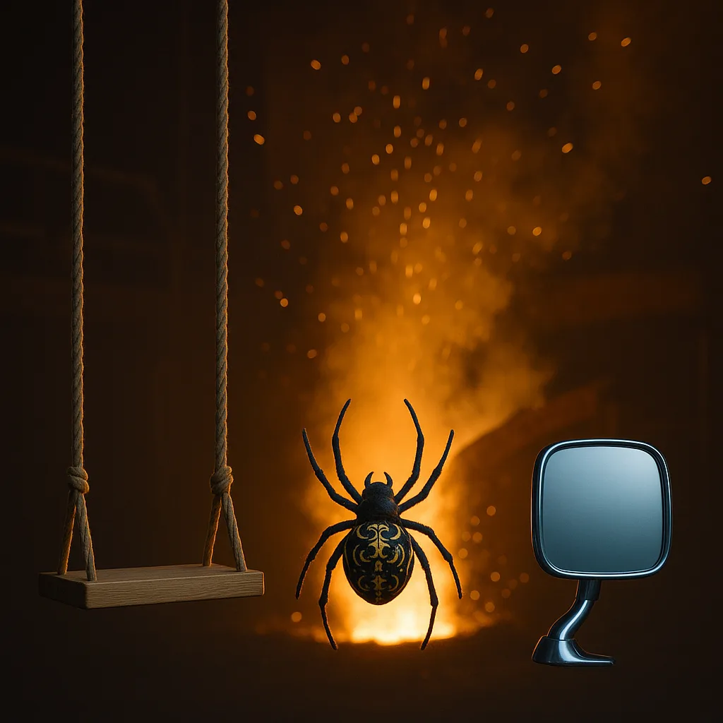 Against the Fiery Glow and Sparks