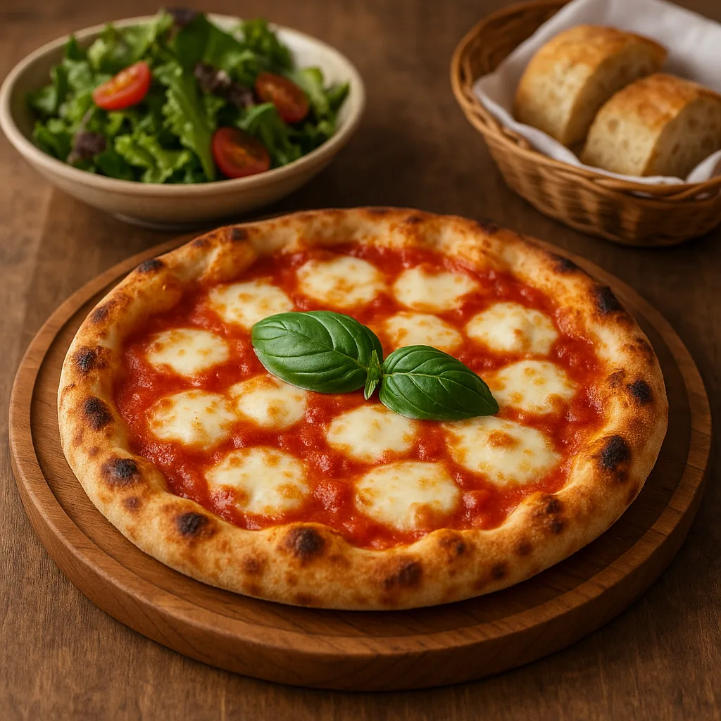 Freshly Baked Margherita Pizza
