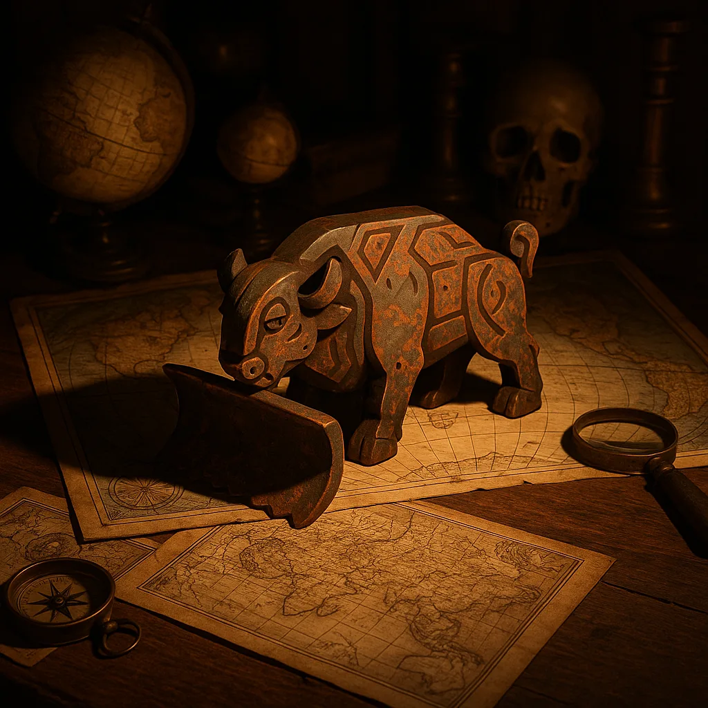 Antique Explorer's Desk